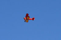 Beautiful biplane flyover